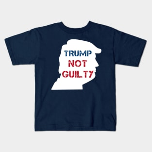 Trump Not Guilty, Free Trump. Kids T-Shirt